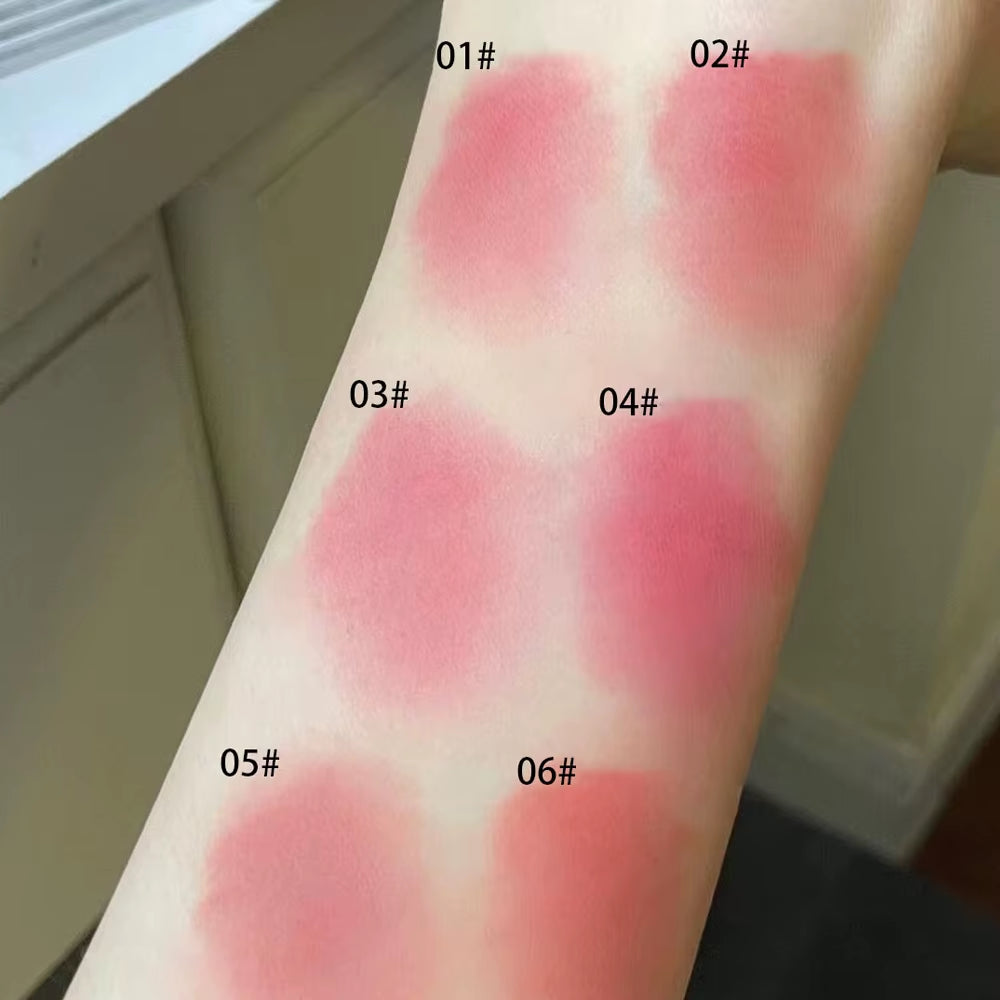 6 Colors Heart-Shaped Velvet Lipstick Makeup Waterproof Non-Stick Cup Matte Solid Lip Tint Pen Lasting Sexy Red Lipstick Pencil